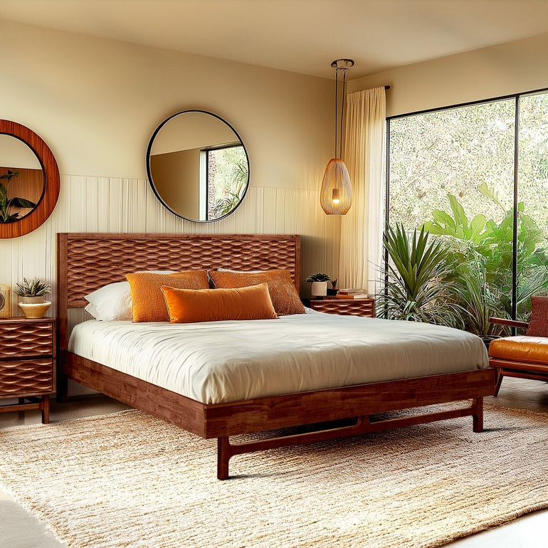Acacia Elara Platform Bed Frame - 3 Finishes