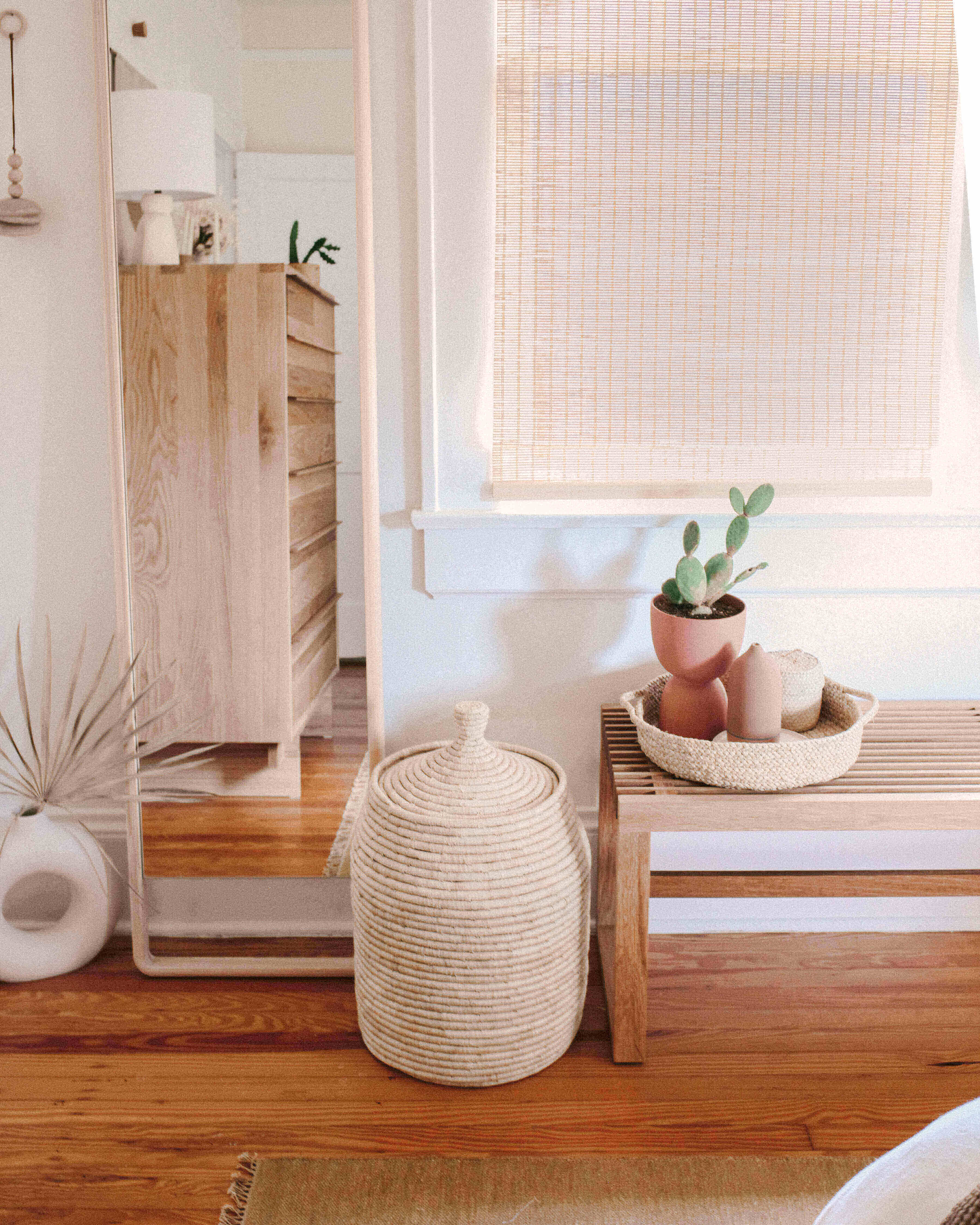 Braided Raffia Tray