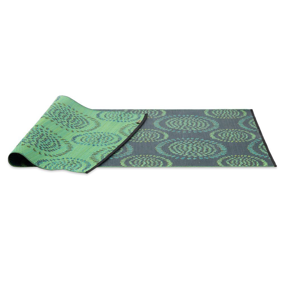 Molly Navy & Aqua Outdoor Mat