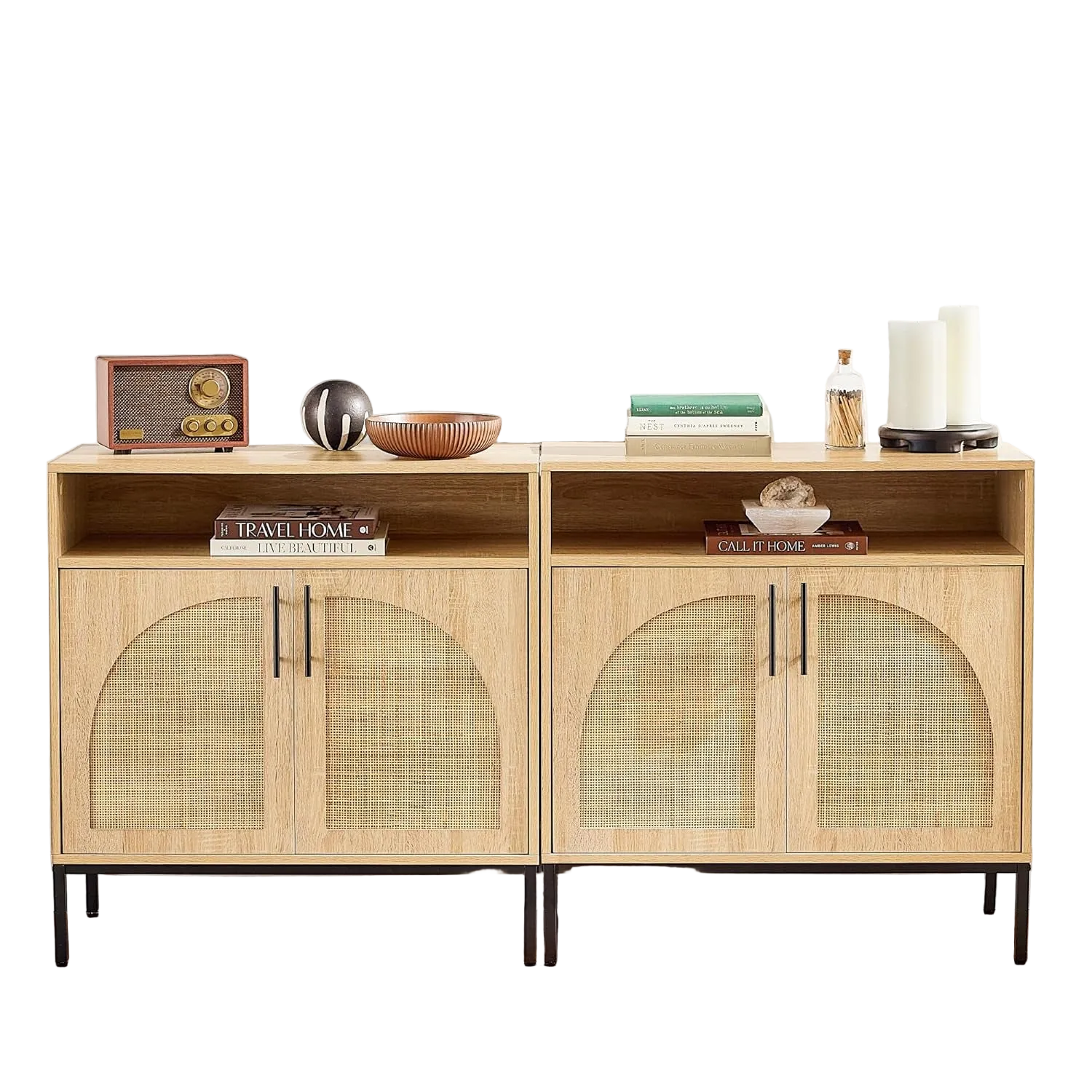 Rattan Sideboard Buffet Cabinet