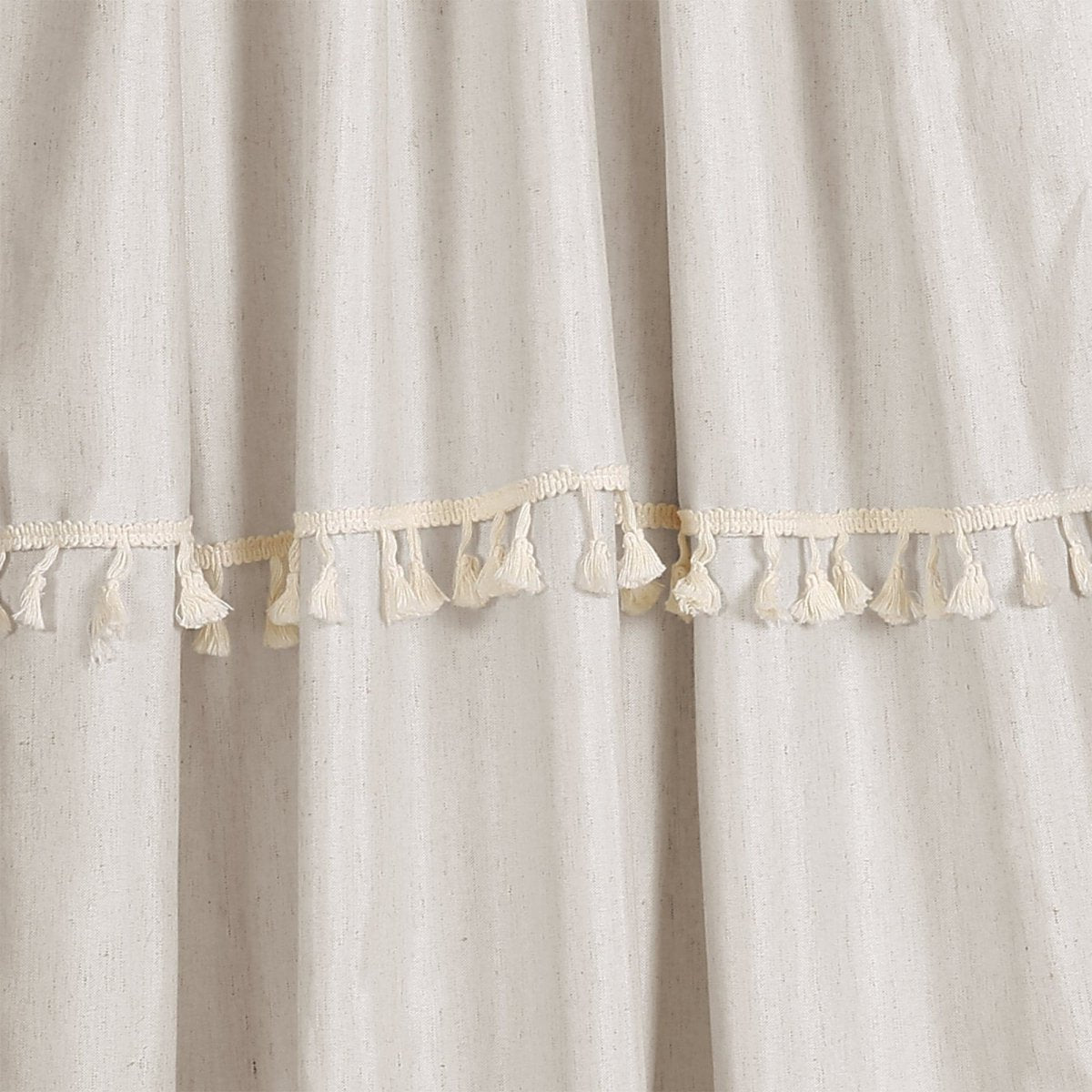Ivy Tassel Window Curtain Panel Sets