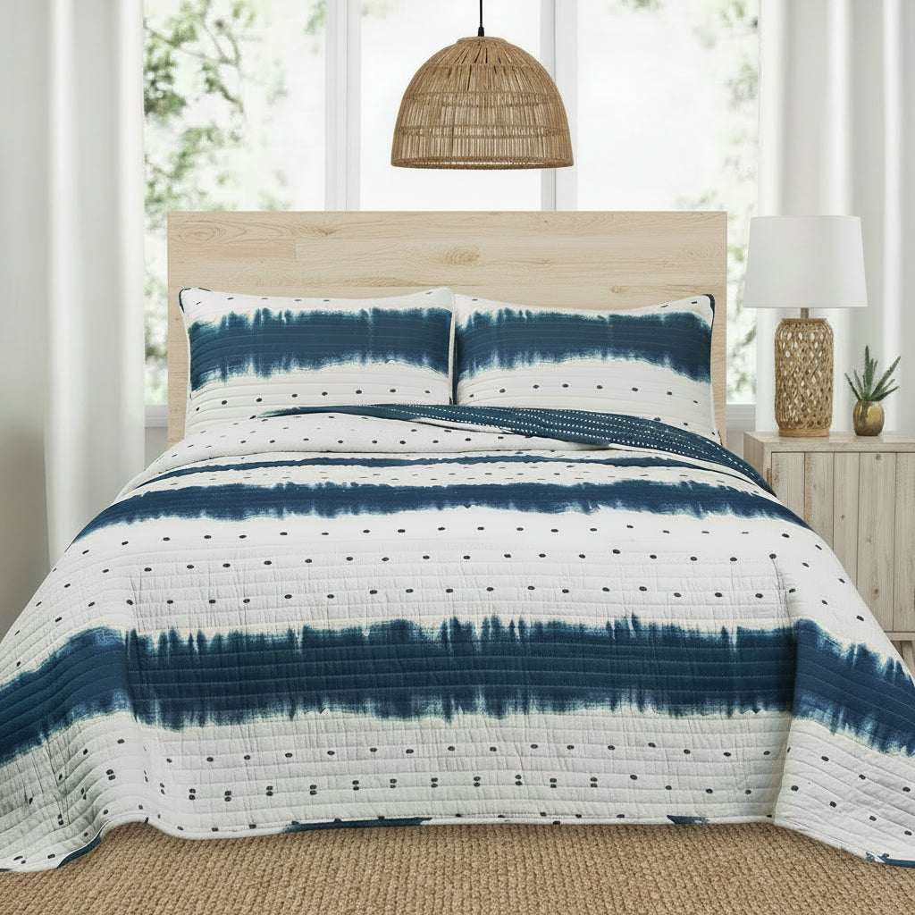 Jane Shibori 3 Piece Quilt Set