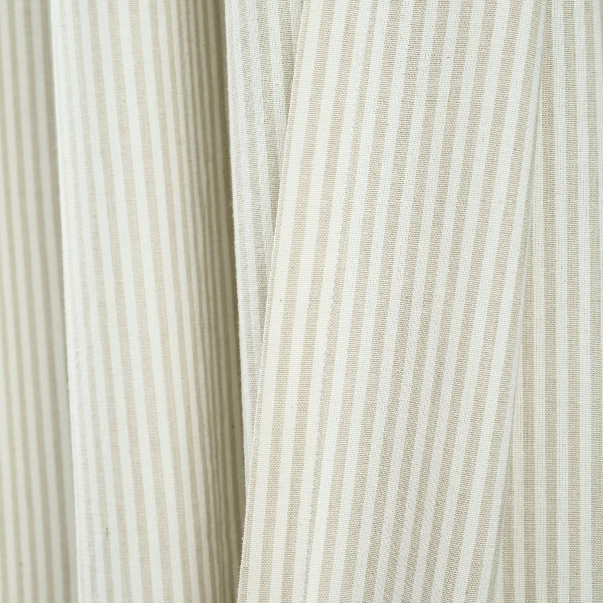 Vintage Stripe Yarn Dyed Window Curtain Panel Set