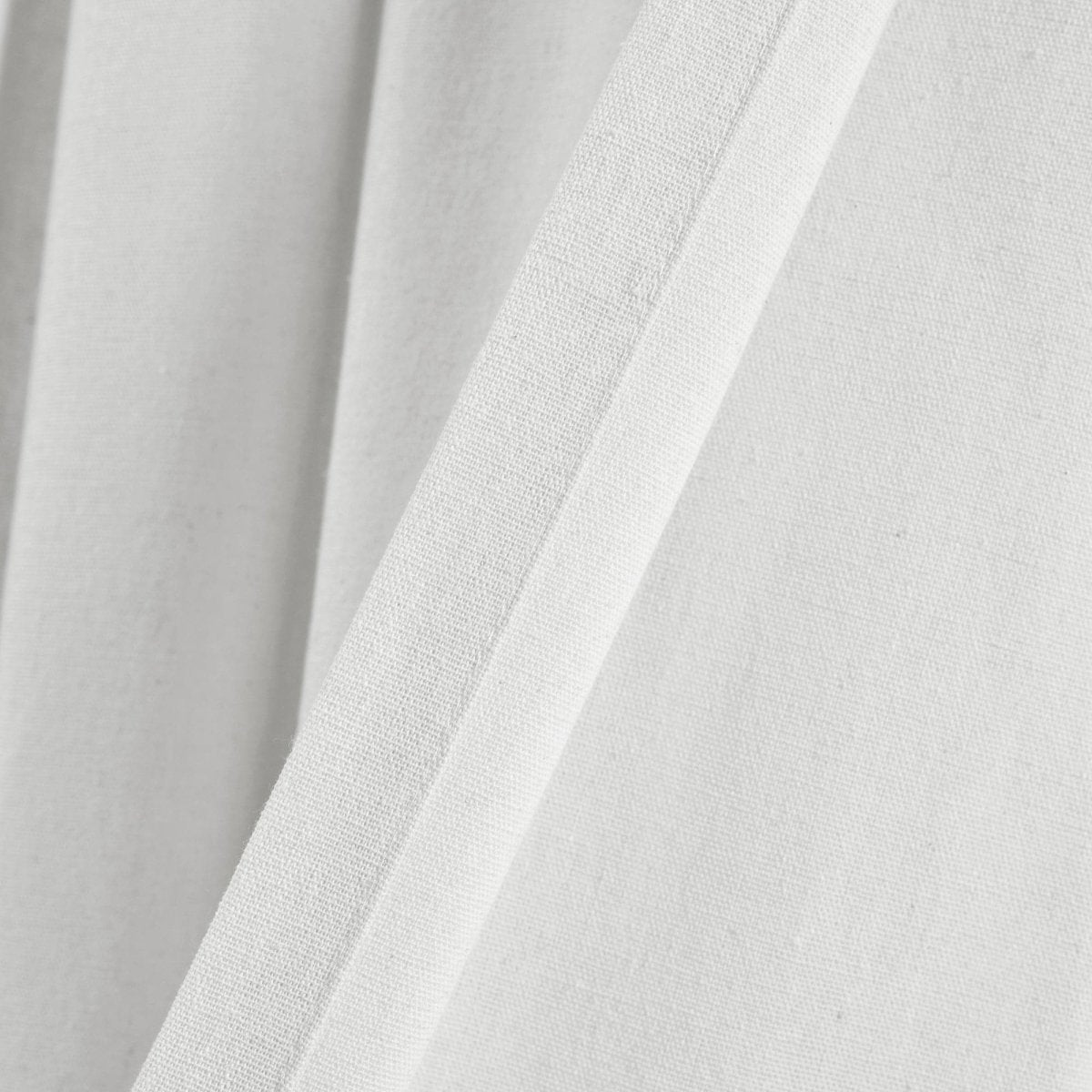 Boho Pom Pom Tassel Faux Linen Window Curtain Panels