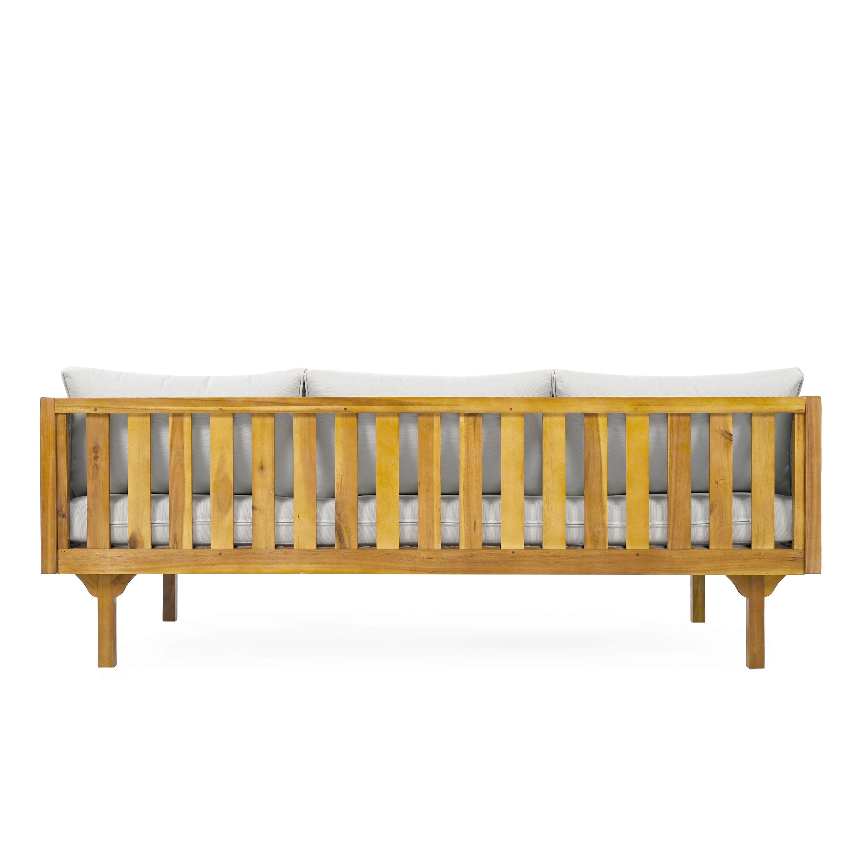 2 Piece Set - CLAREMONT 3 SEATER DAYBED + ACACIA WOOD TABLE