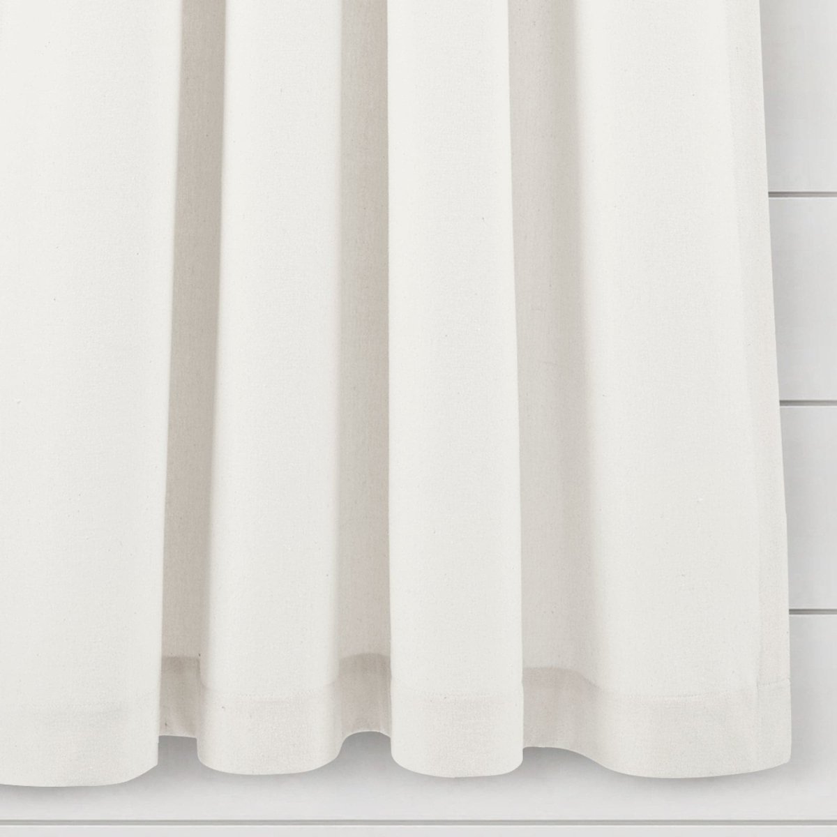 Farmhouse Boho Stripe Woven Tassel Yarn Dyed Recycled Cotton Blend Window Curtain Panel Sets