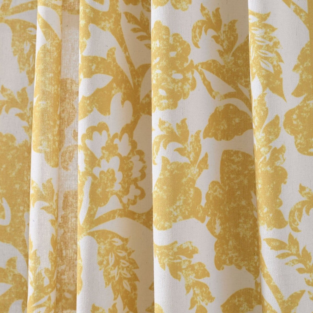 Emma Textured Jacobean Window Curtain Panels