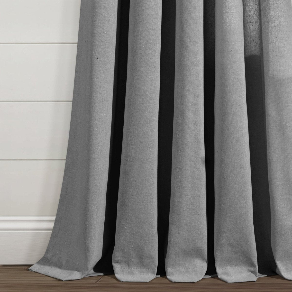 Boho Pom Pom Tassel Faux Linen Window Curtain Panels