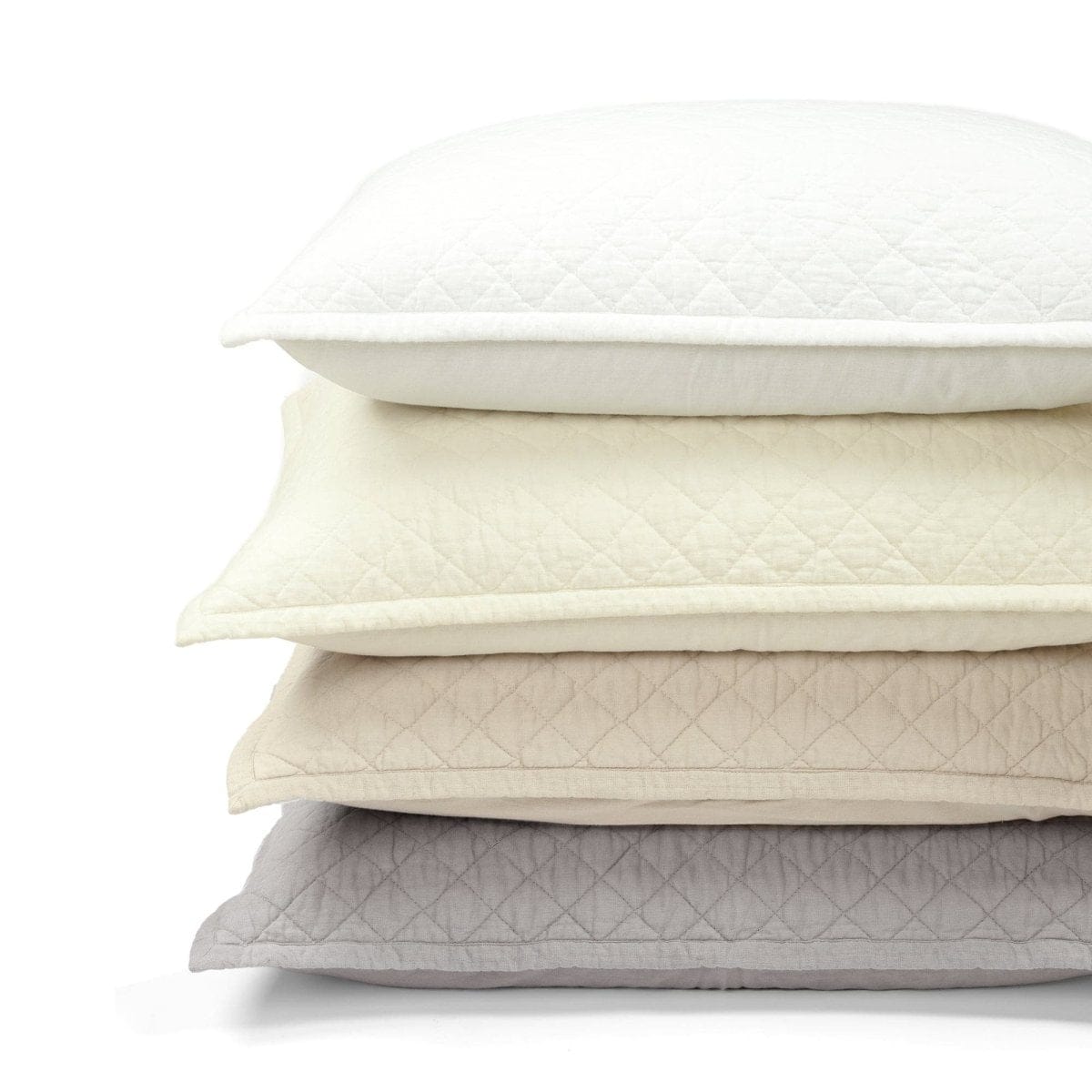 Belgian Flax Linen Rich Cotton Blend Quilt Sets - 4 Colors