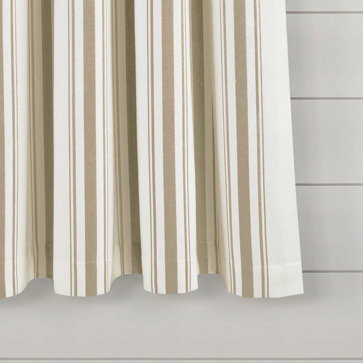 Farmhouse Stripe Yarn Dyed Curtain Panel Sets in Multiple Colors and Sizes