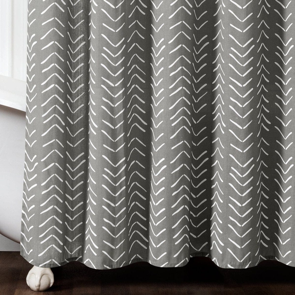 Hygge Modern Arrow Shower Curtain