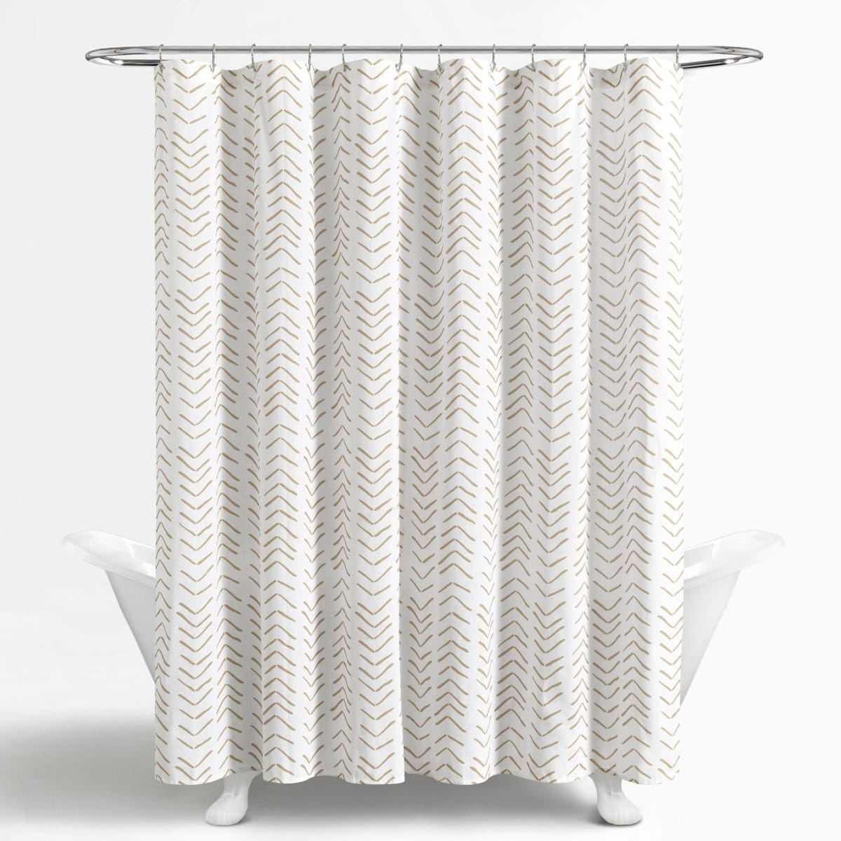 Hygge Modern Arrow Shower Curtain