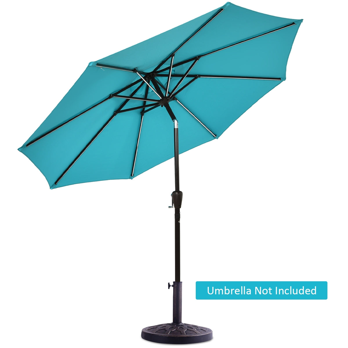 Heavy Duty Outdoor Patio Market Umbrella Base - 30lb