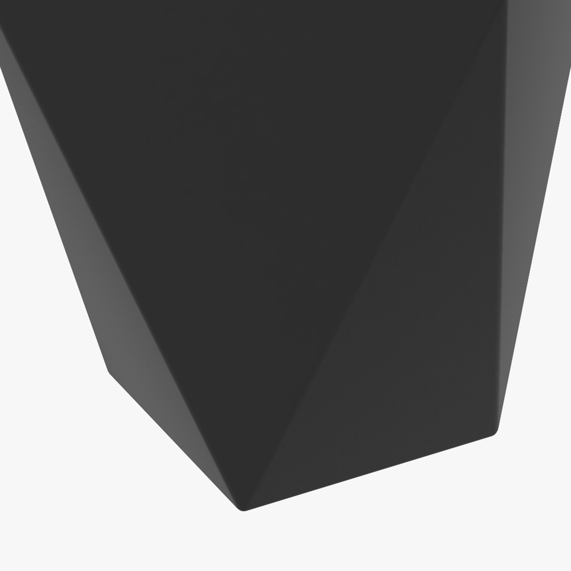 Set of 3 Tall Planters - Black