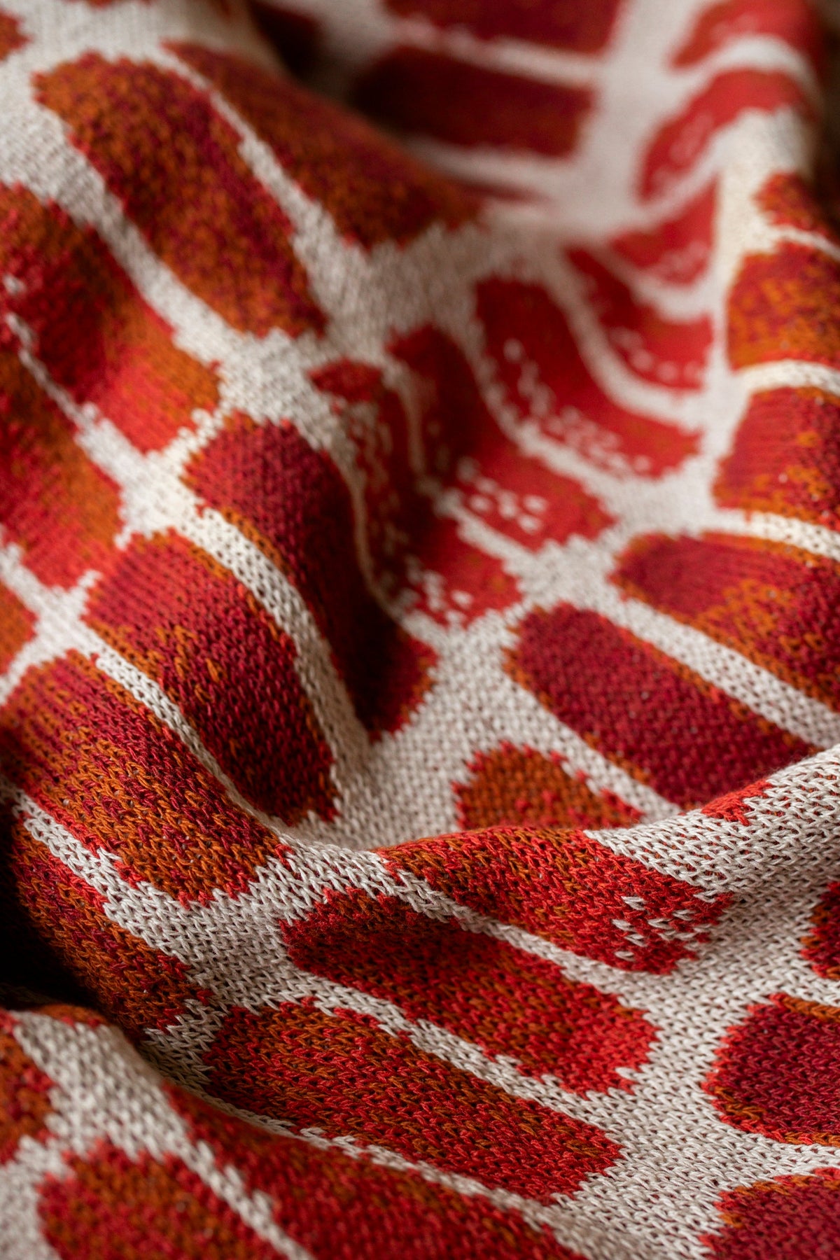 Watercolor by Kelly Harris Smith - Cotton Sustainable Knit Patterned Throw Blanket