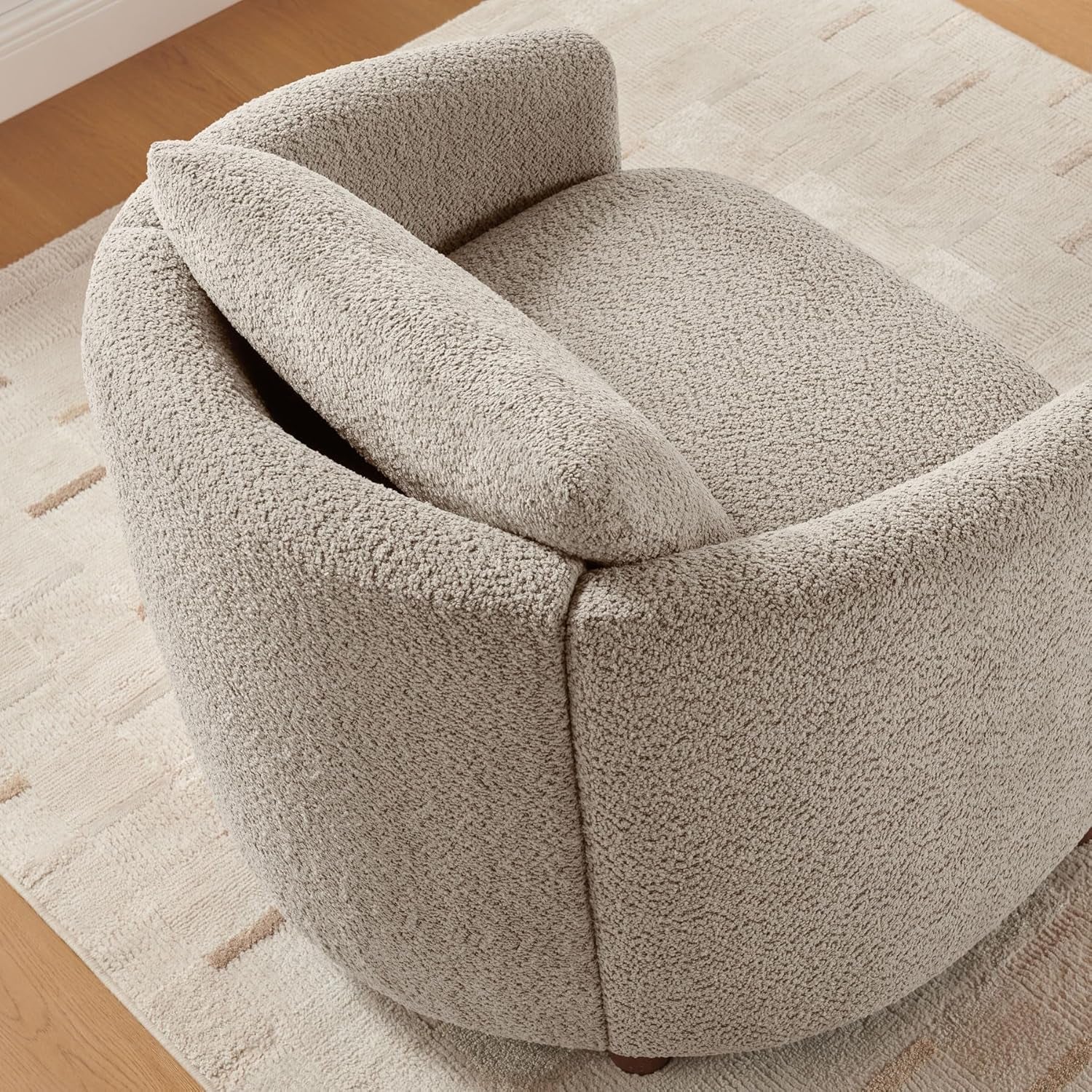 Boucle Barrel Chairs - 2 pc Set