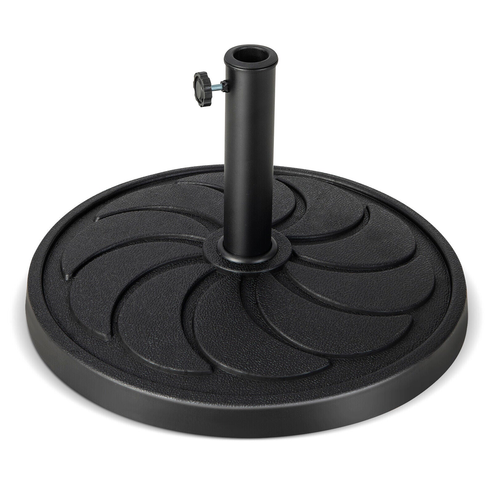 Heavy Duty Round Outdoor Umbrella Base - 40lb