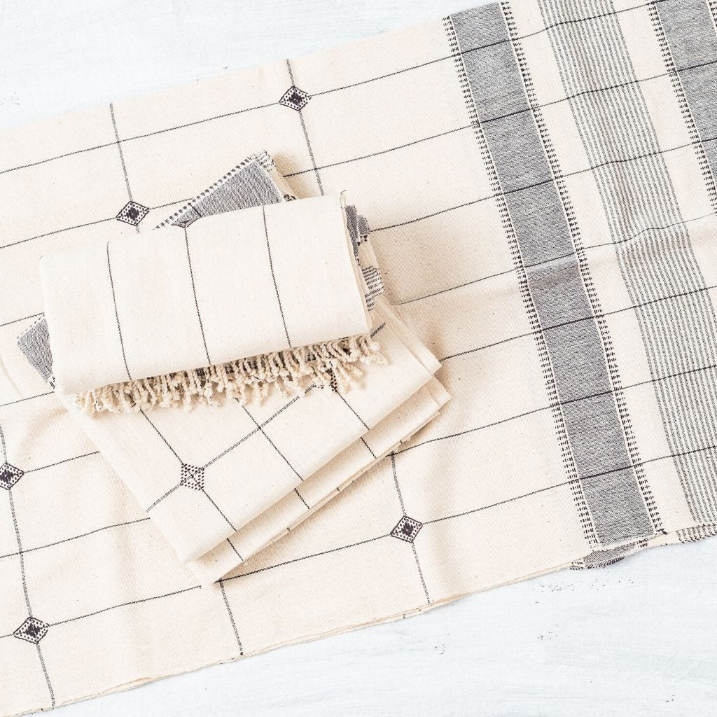 Handwoven Organic Cotton Bedspread - King Size