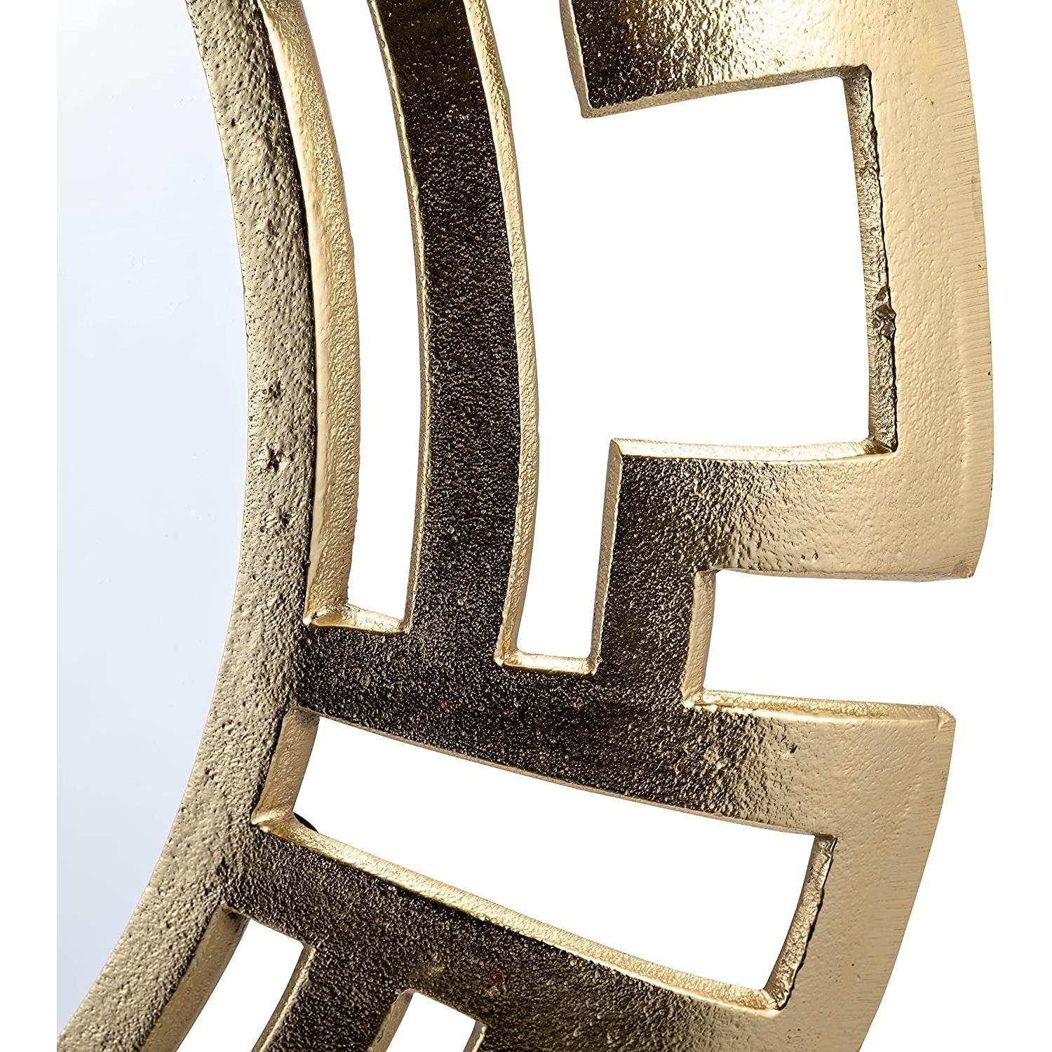 Gold Tribal Pattern Wall Mirror