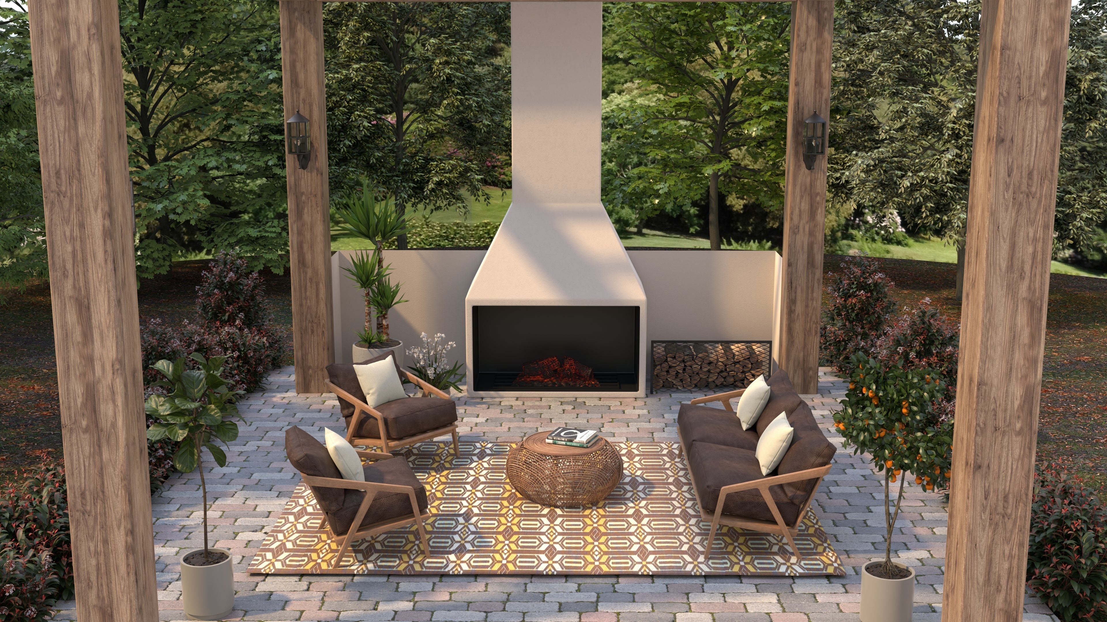Moroccan Arts & Crafts Outdoor Mat