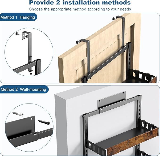 Over the Door Pantry Organizer - 6 Tiers