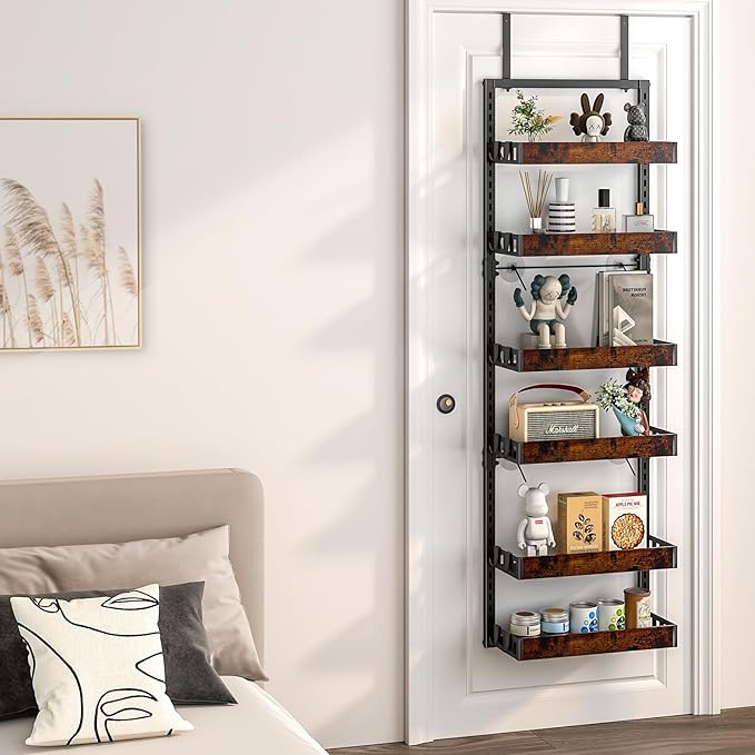 Over the Door Pantry Organizer - 6 Tiers