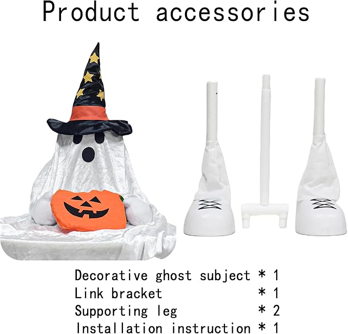 37" Light up Halloween Trick or Treater - Indoor/Outdoor