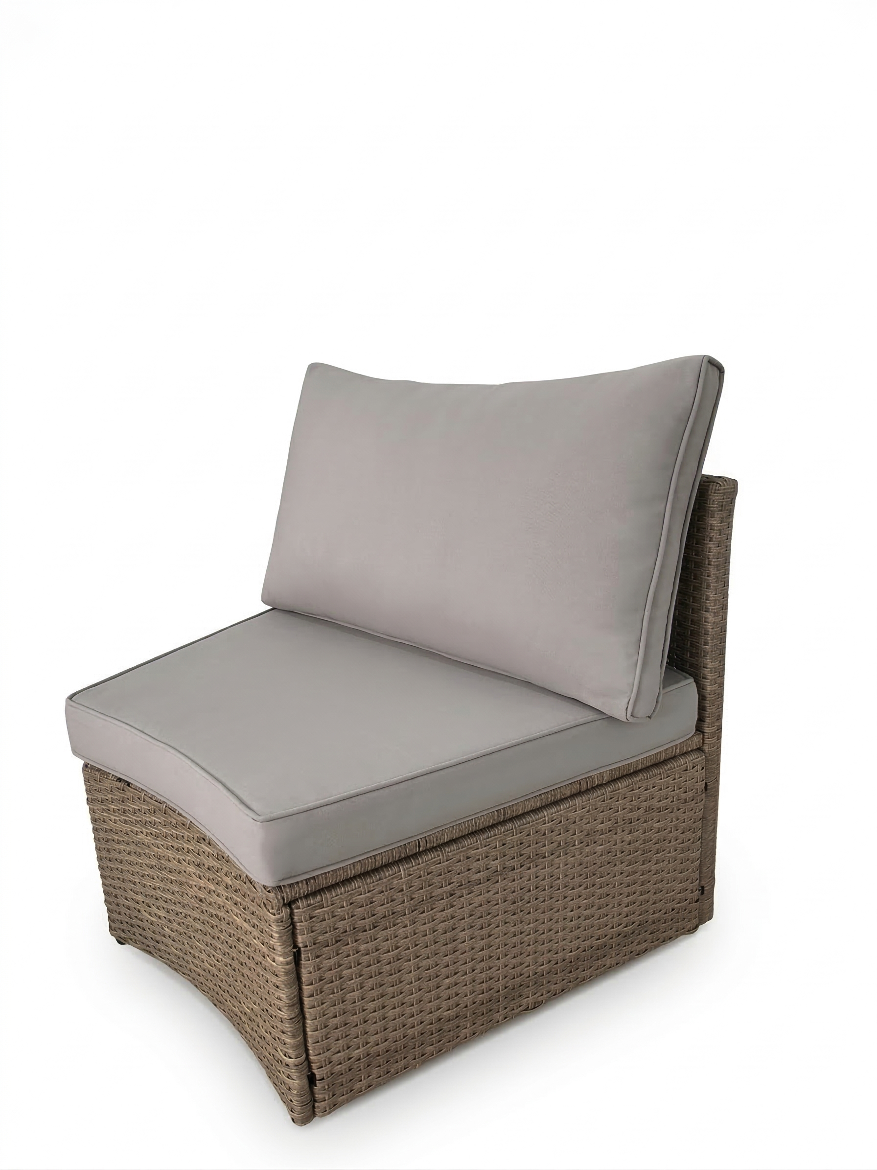 Curved Rattan Outdoor Conversation Set