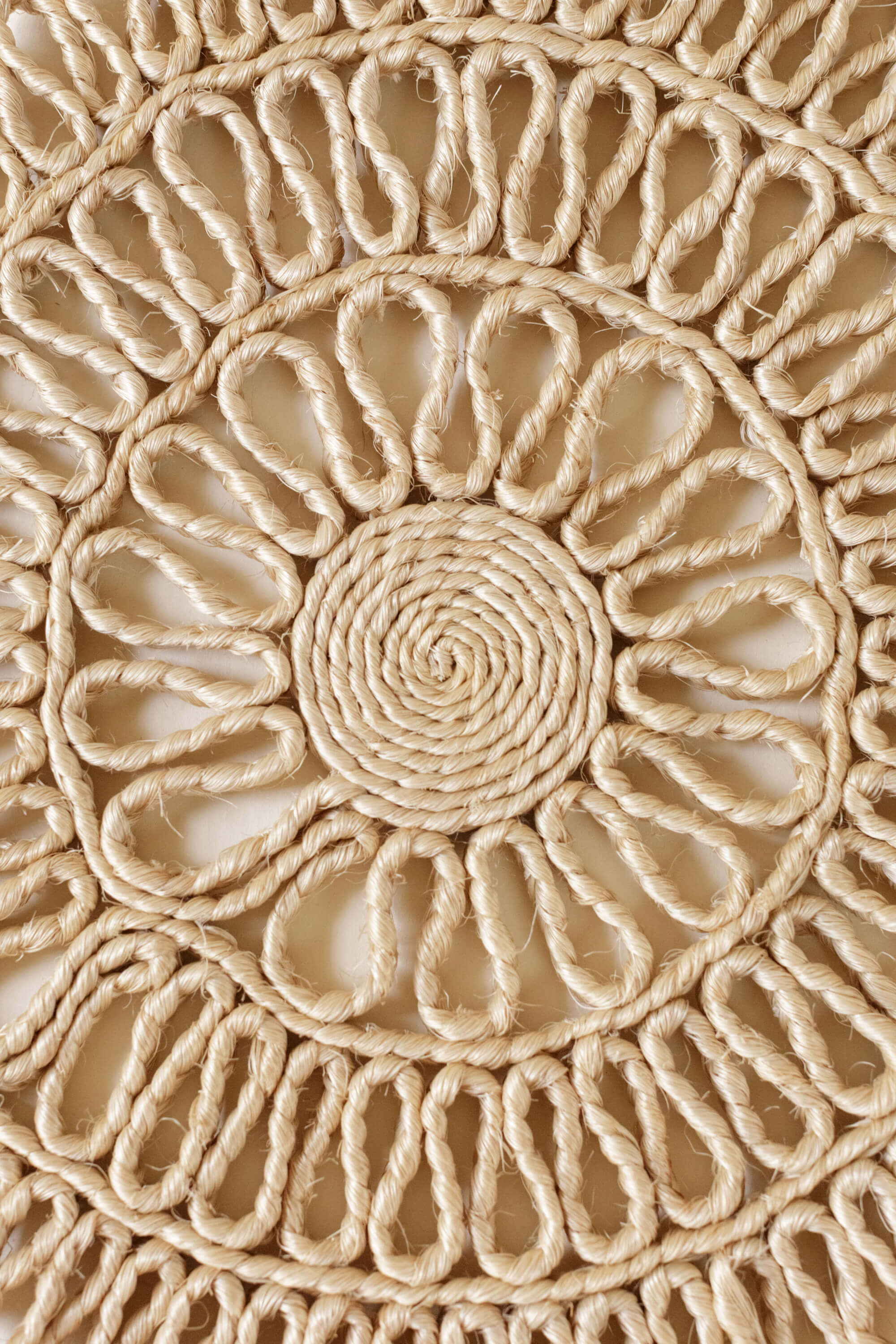 Lattice Placemat - White Sisal