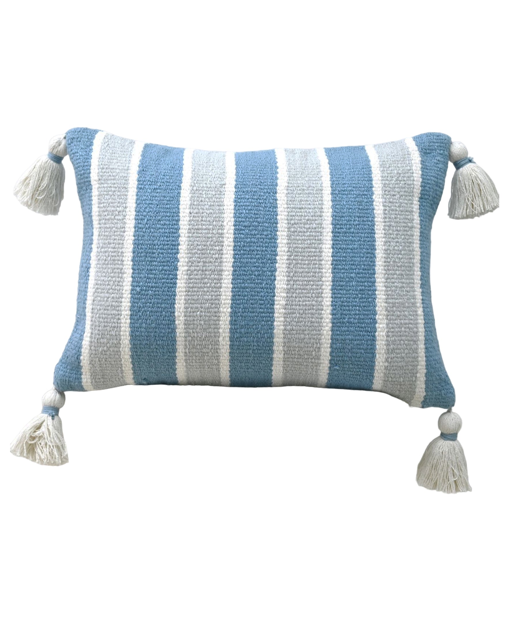 Lennon Handwoven Tassel Pillow - 14 x 20