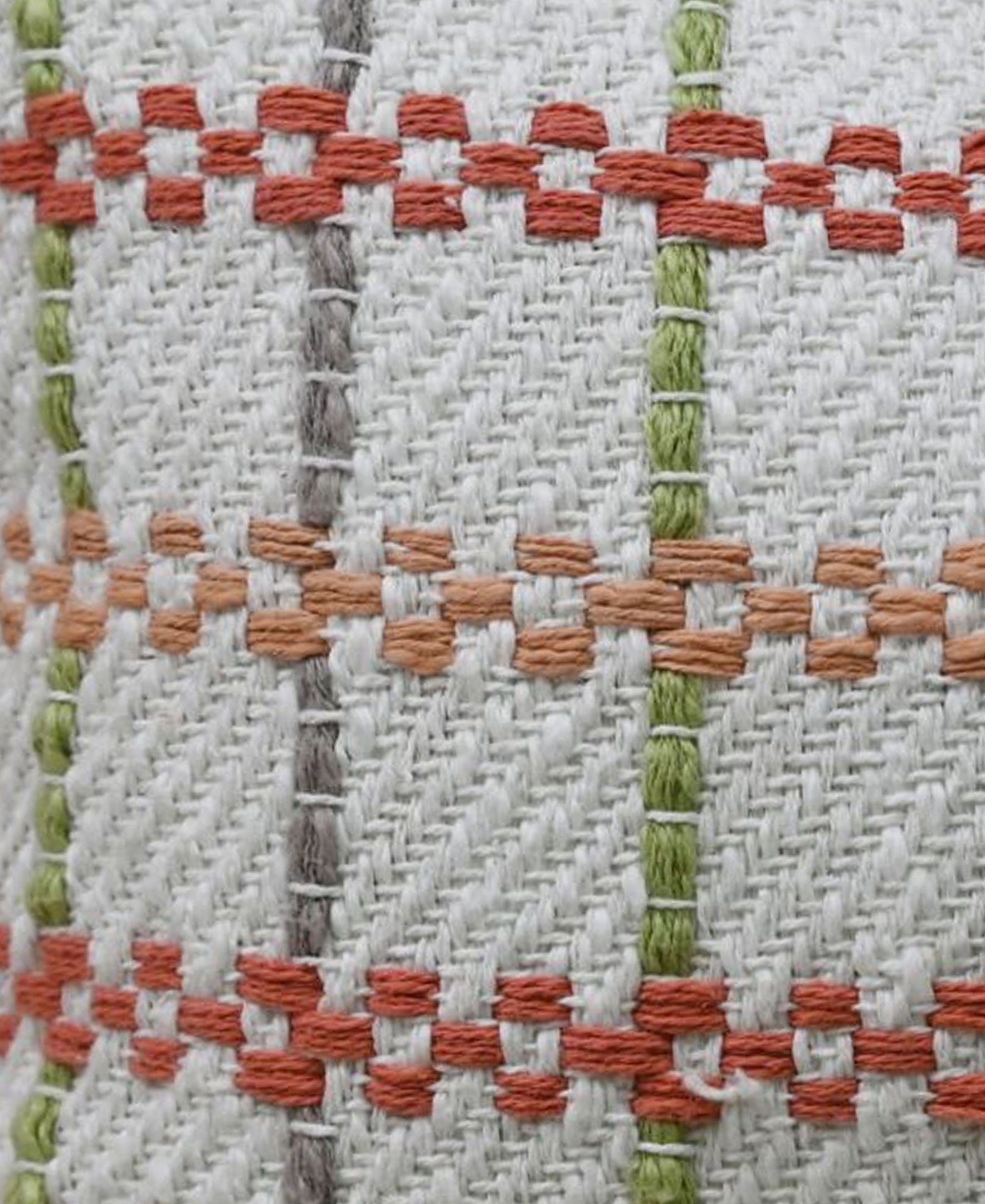 Emma Handwoven Plaid Pillow - 14 X 24