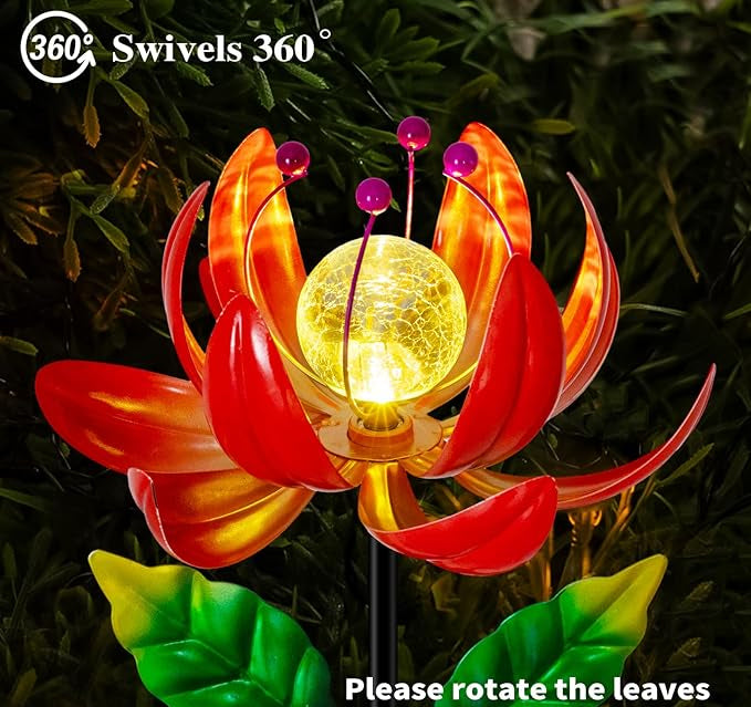 Solar Wind Spinner - Red Lotus