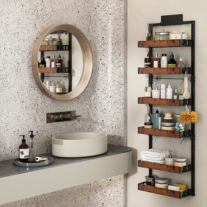 Over the Door Pantry Organizer - 6 Tiers