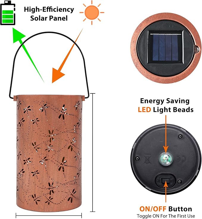 Bronze Firefly Solar Lantern