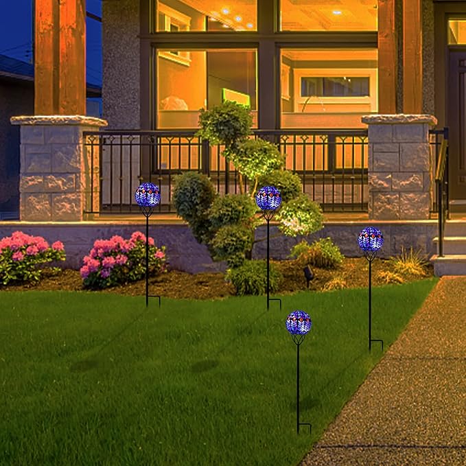 Mosaic Solar Garden Light