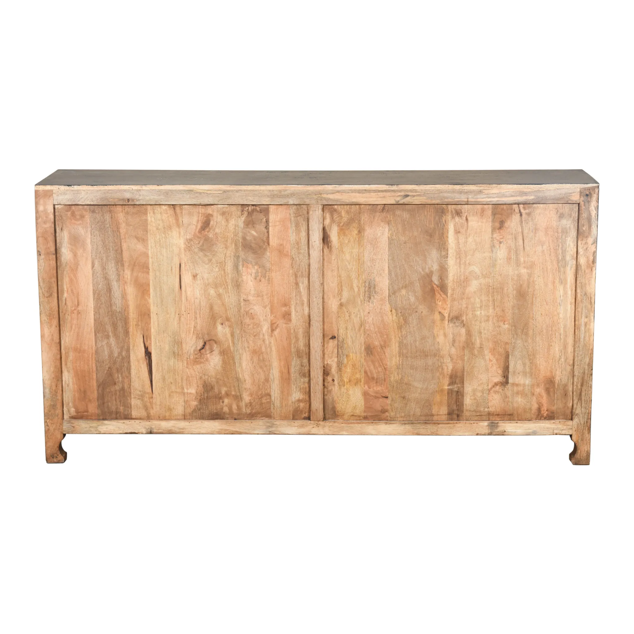 Hawk Black Handcarved 4 Door Buffet Sideboard