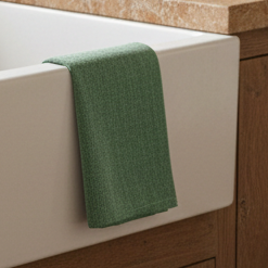 Organic Cotton Hand Towel - Olive Green