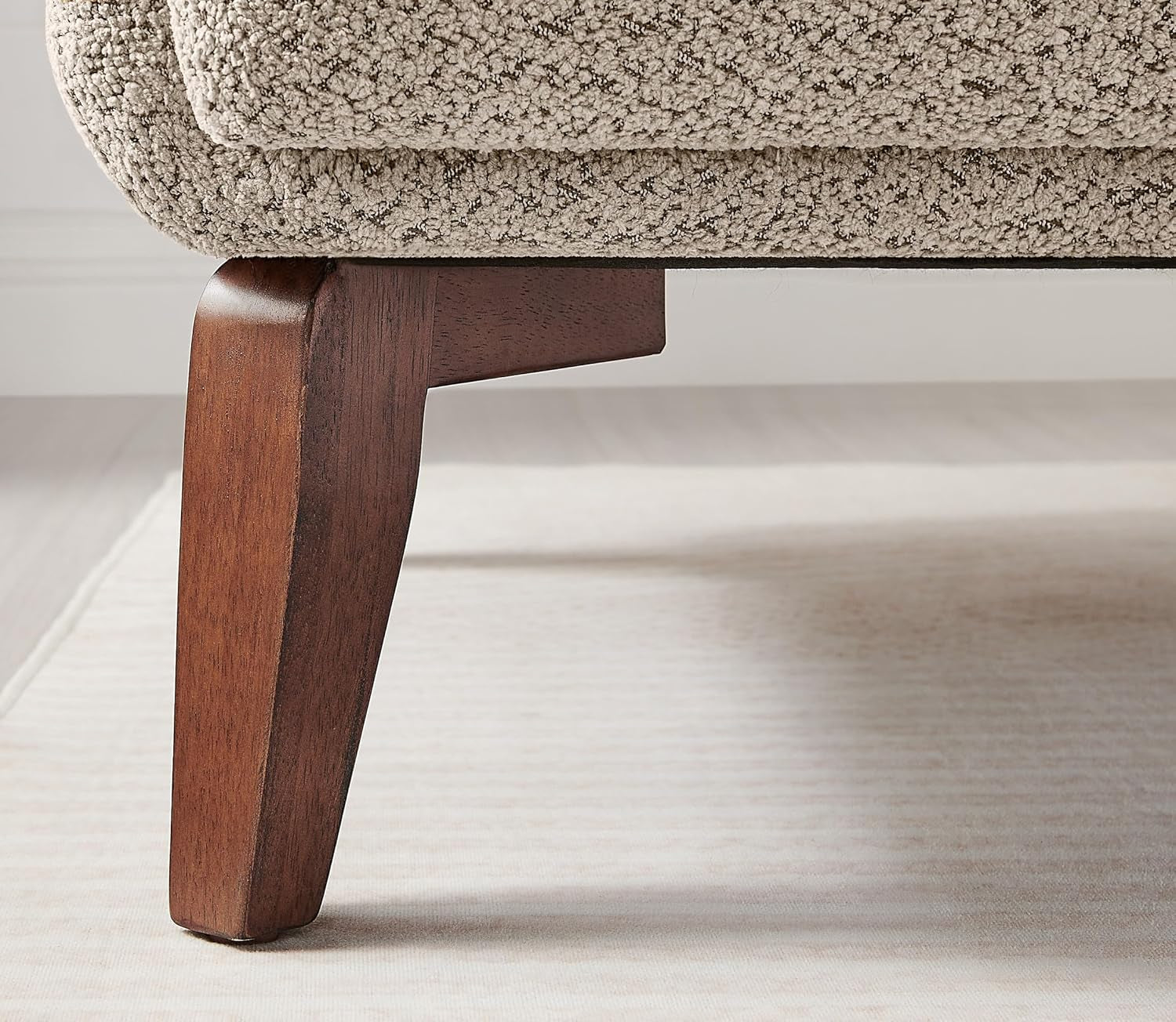 Oversized Upholstered Accent Chair In Greige