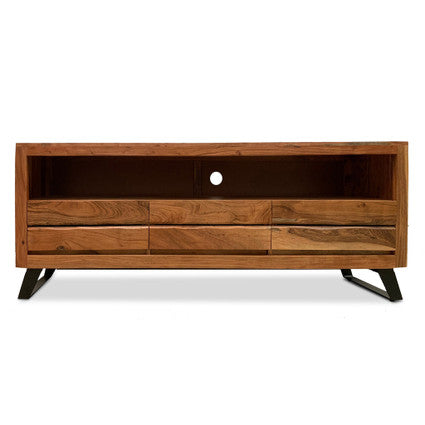 Timbergirl Solid Acacia Wood Live Edge TV Console