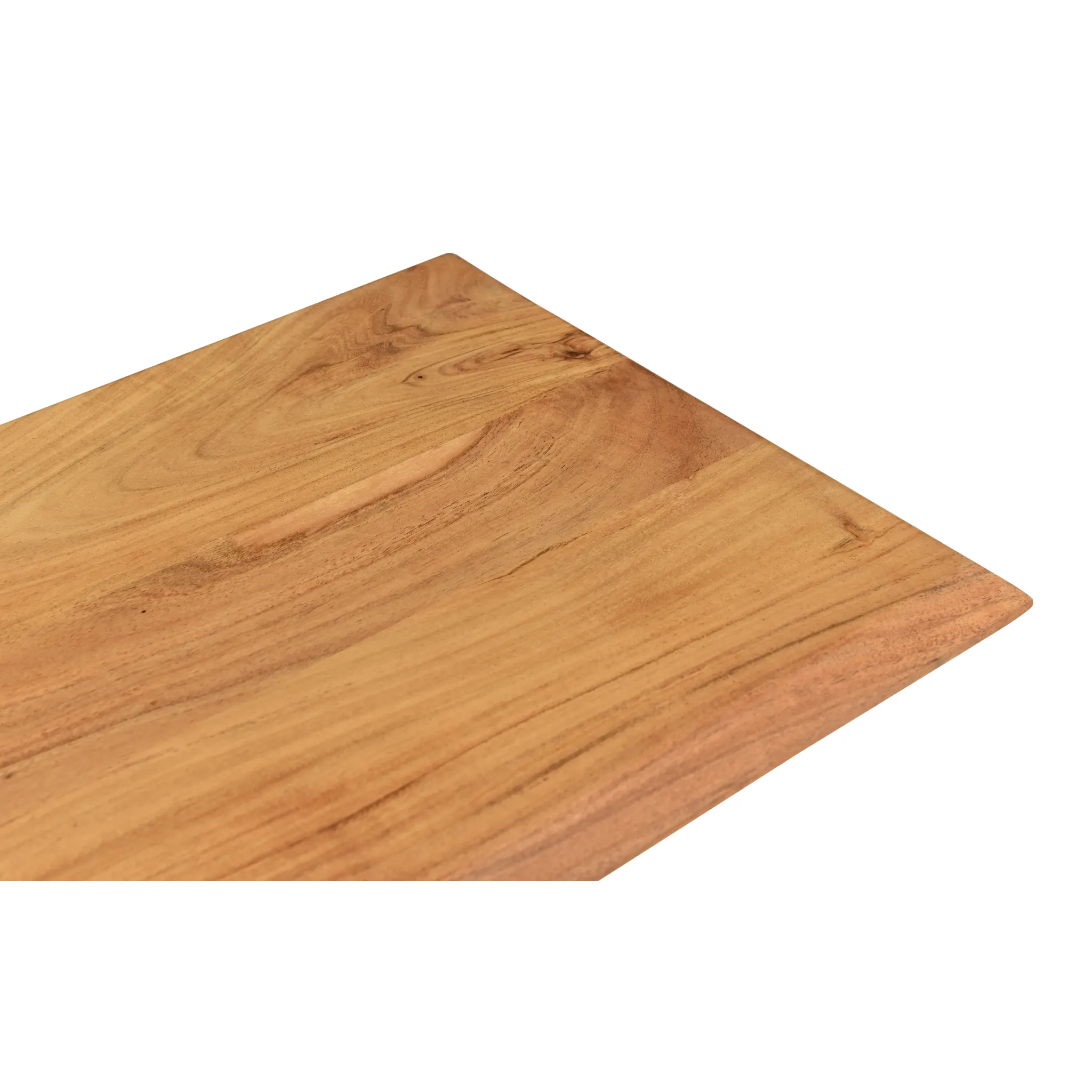 Solid Wood Angled Leg Dining Table - 80 Inch