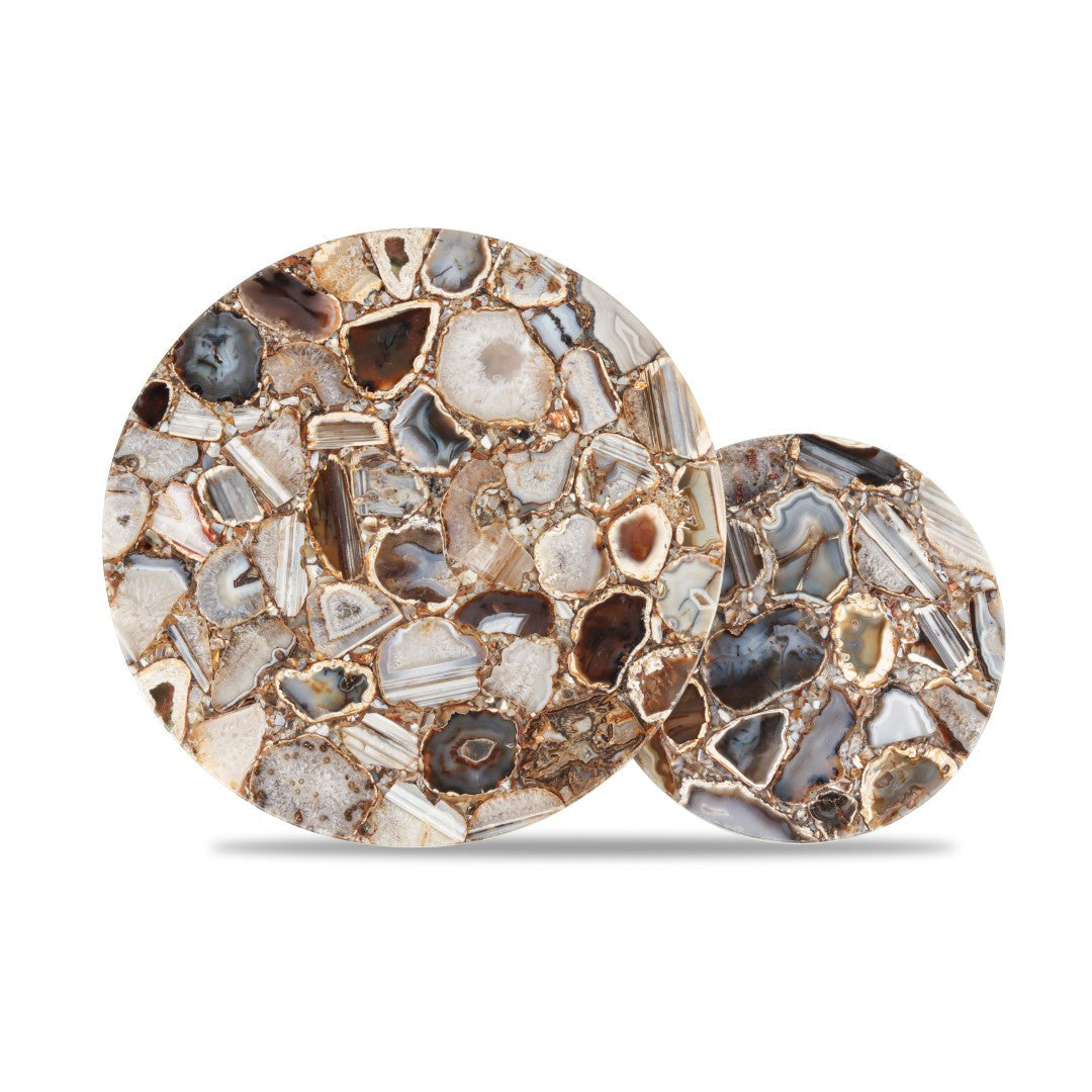 Coucal Agate Nesting Tables