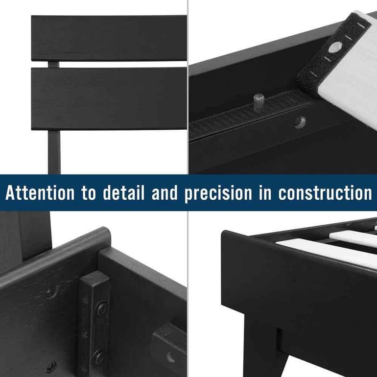Aurora Acacia Bed Frame & Nightstand Set - 2 Finishes