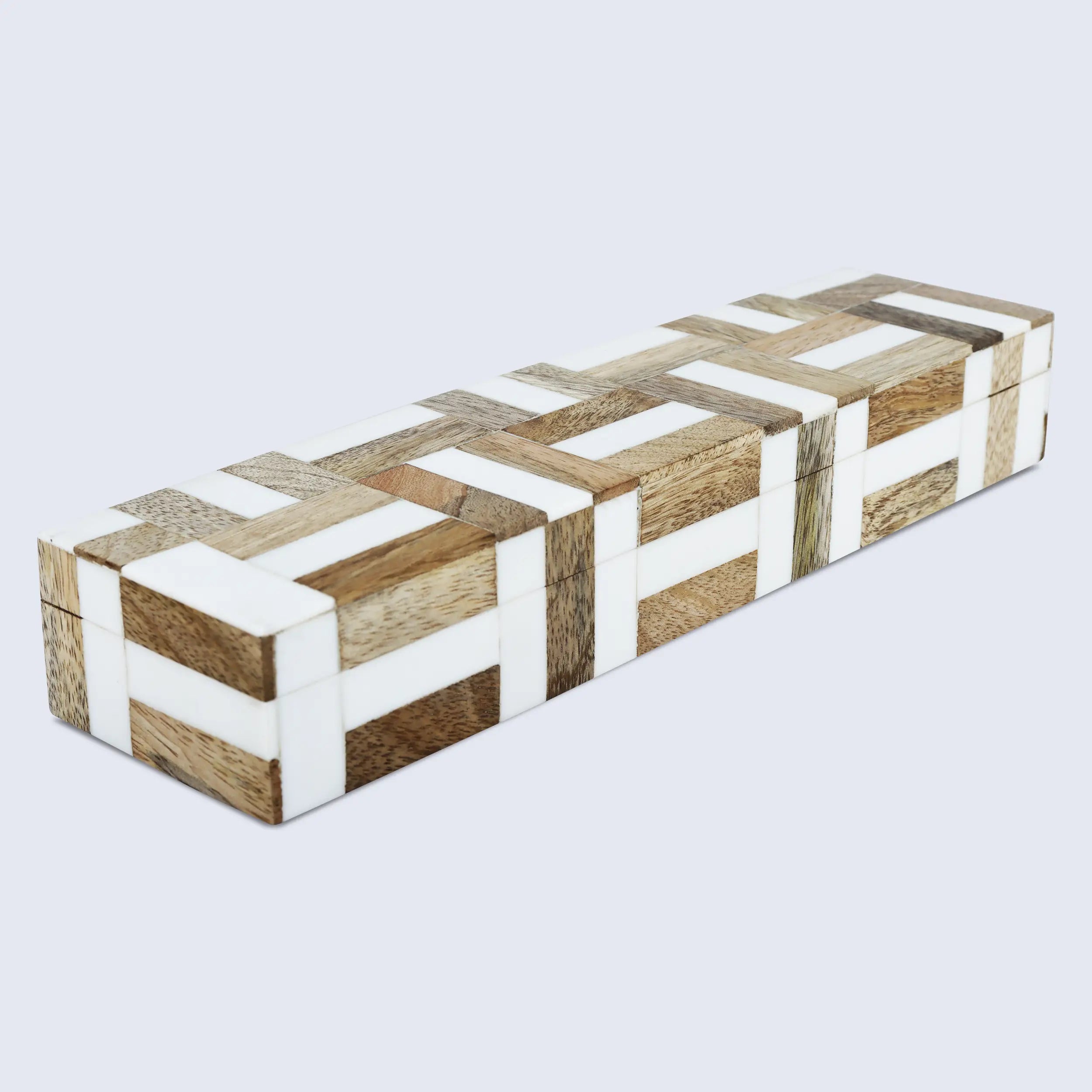 Marquet Handmade Resin & Wood Decorative Boxes- Multiple Sizes