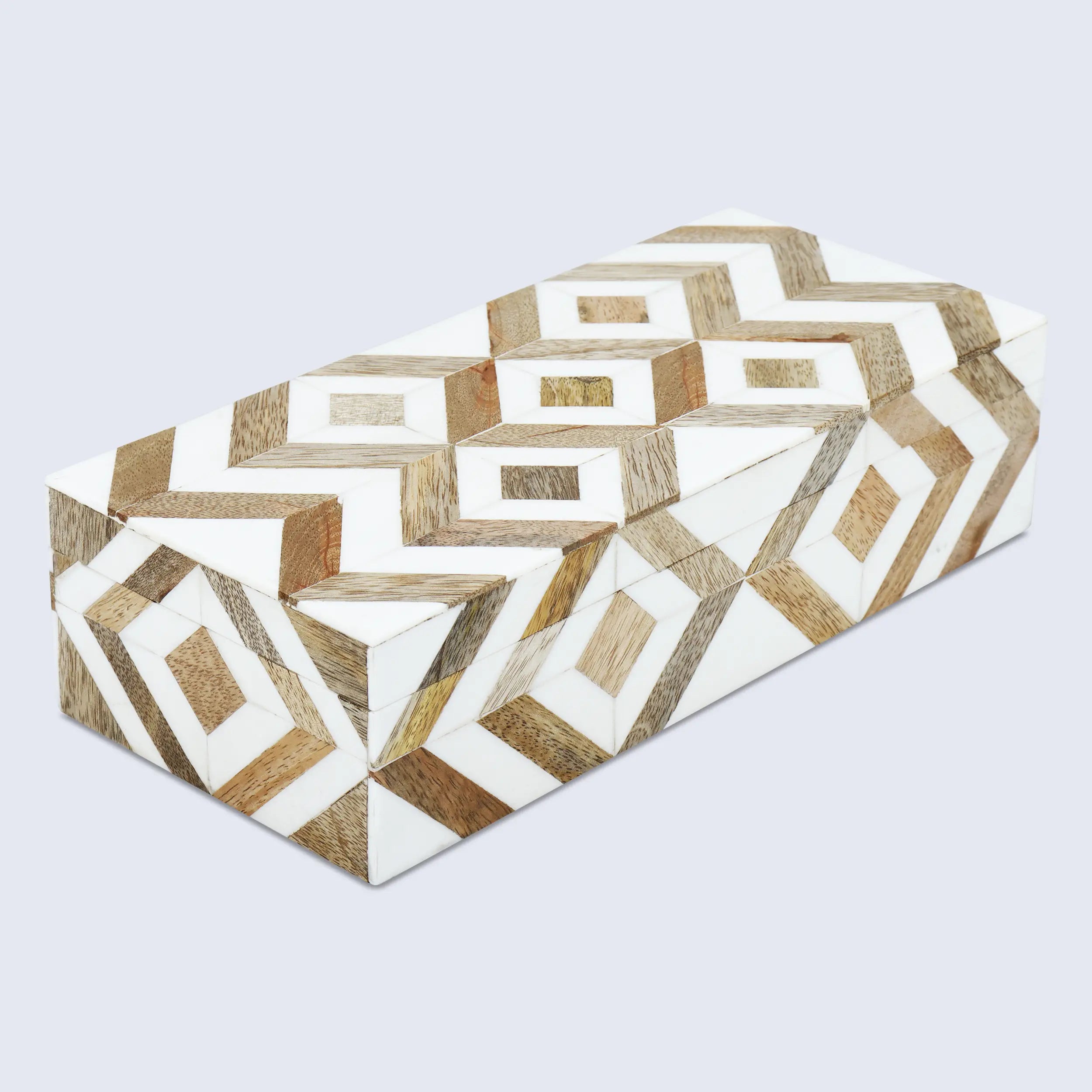 Marquet Array Wood & Resin Inlay Handcrafted Decorative Boxes