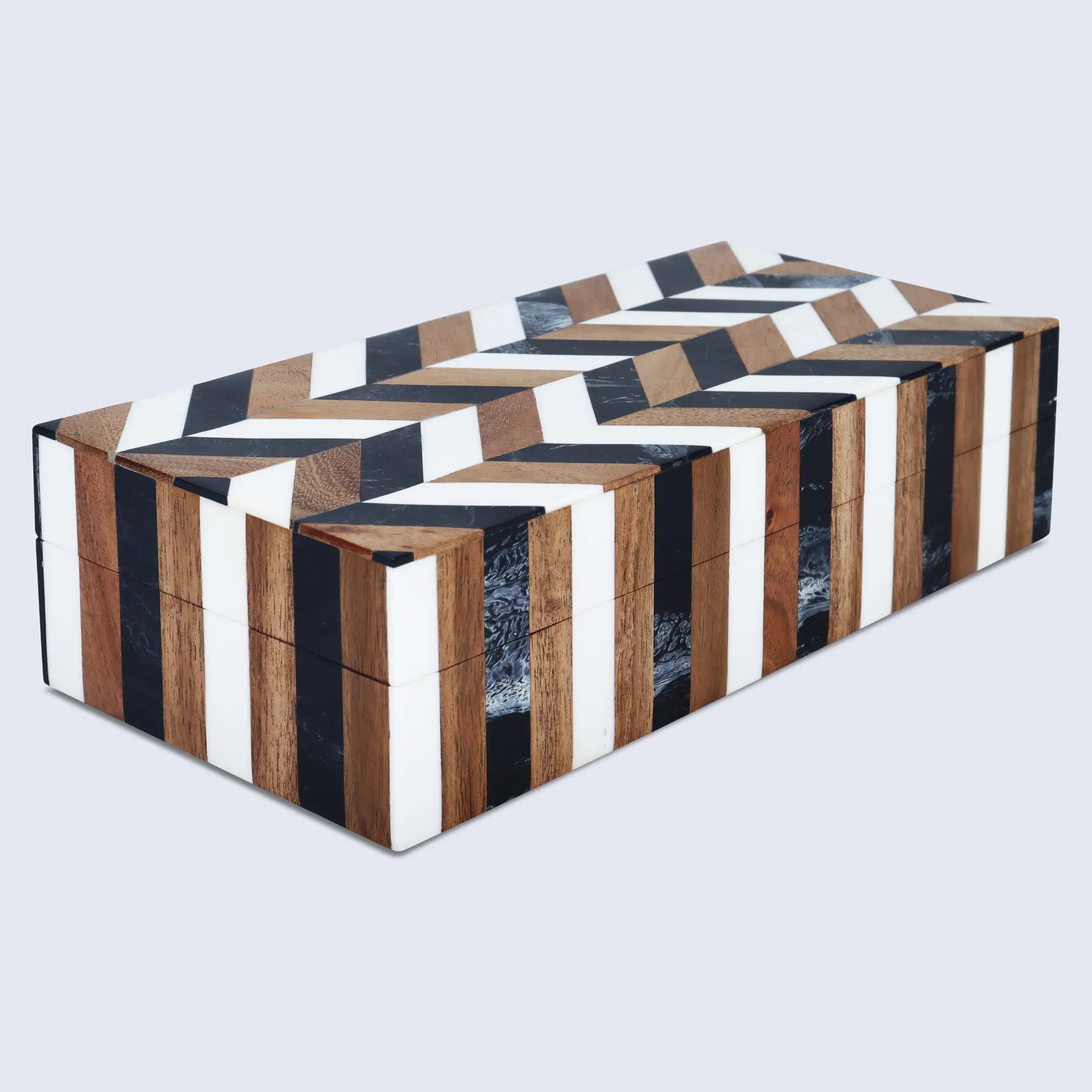 Marquet Cosmo Wood & Resin Inlay Decorative Boxes