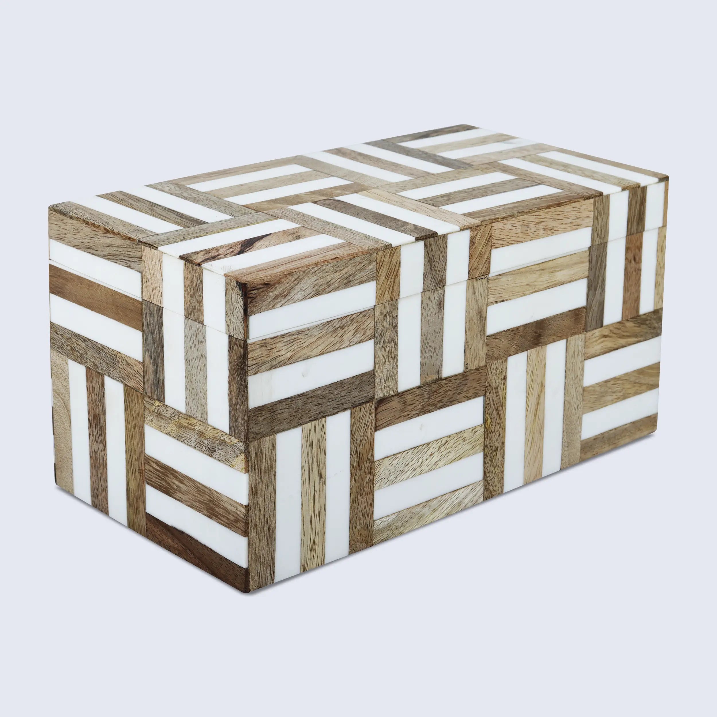 Marquet Handmade Resin & Wood Decorative Boxes- Multiple Sizes