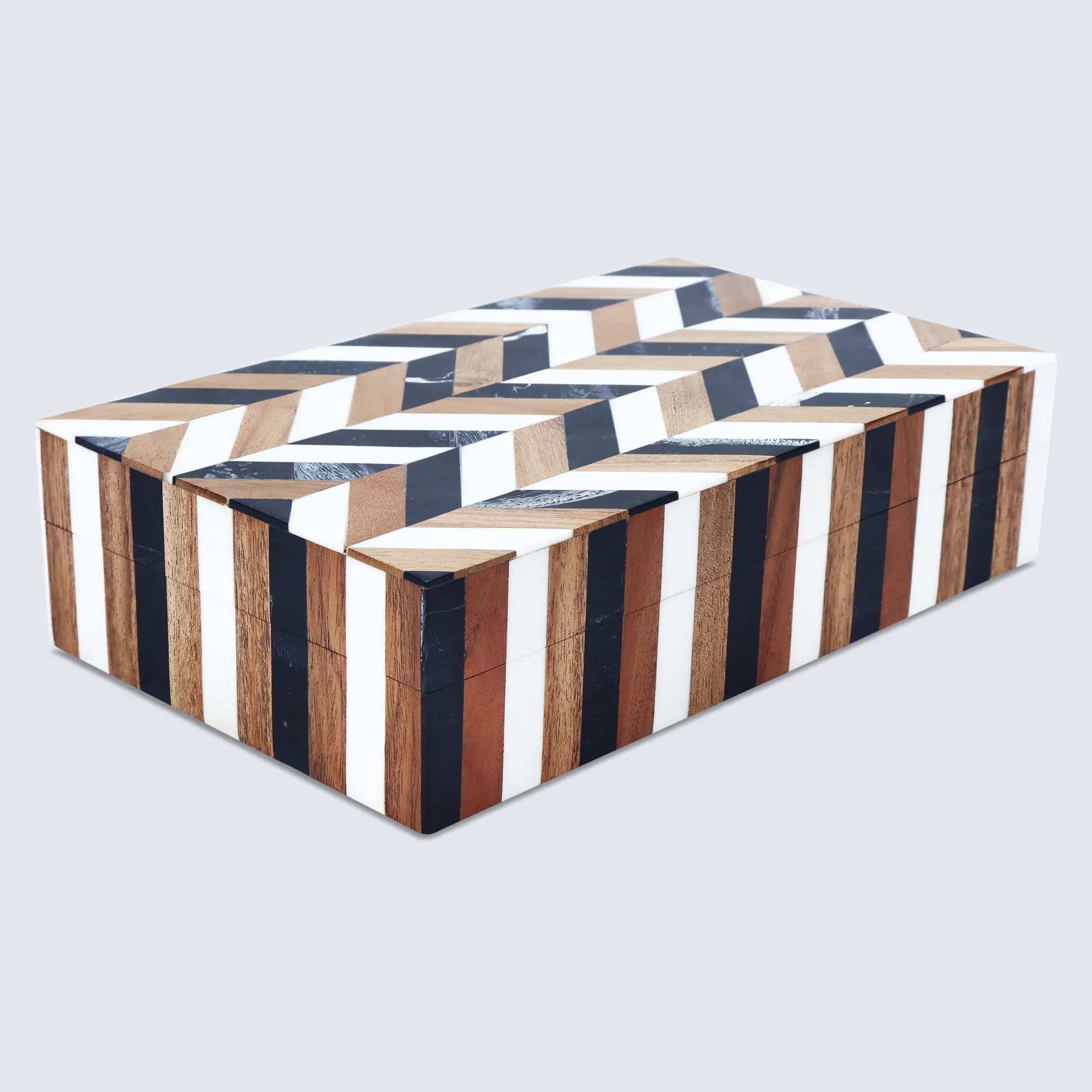 Marquet Cosmo Wood & Resin Inlay Decorative Boxes