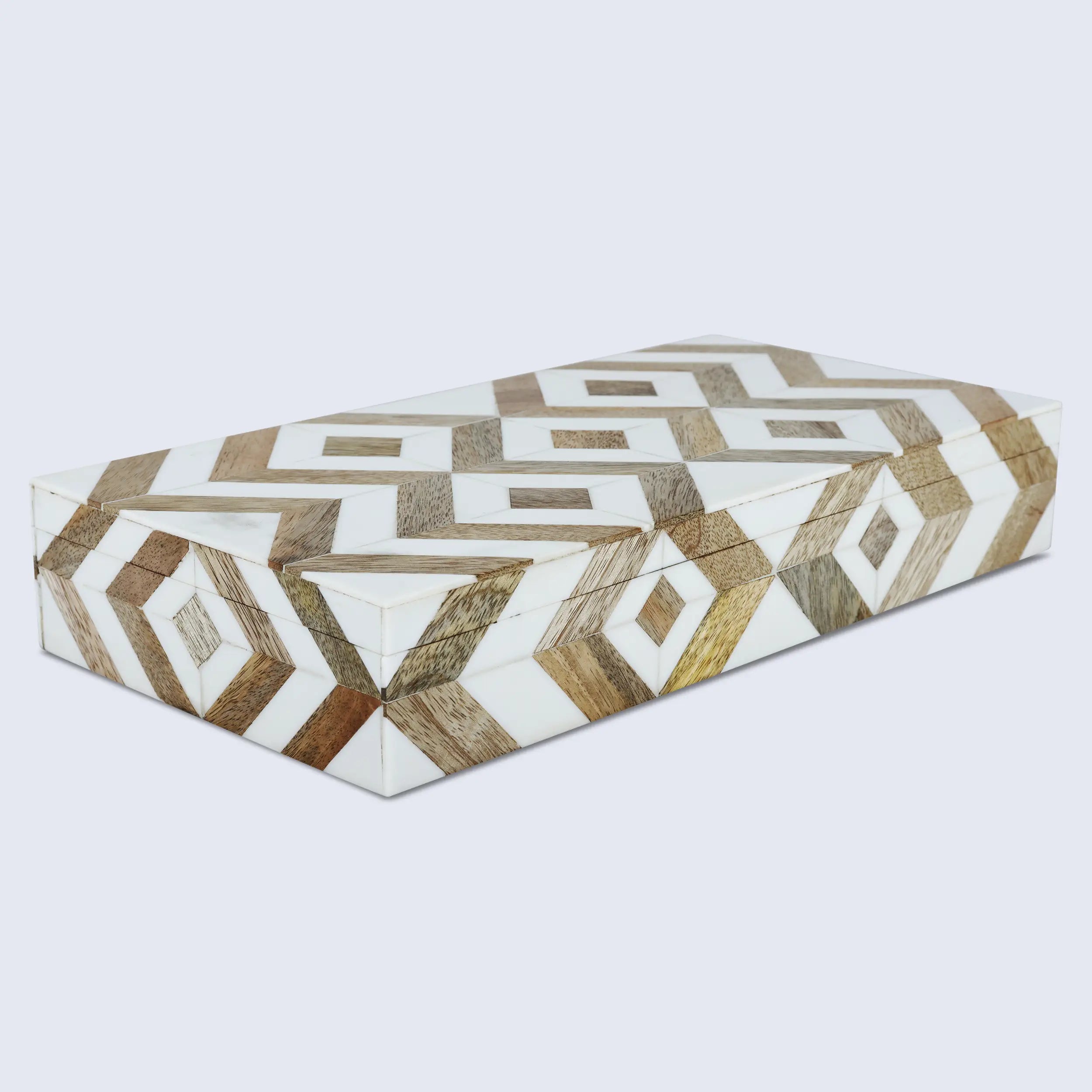 Marquet Array Wood & Resin Inlay Handcrafted Decorative Boxes