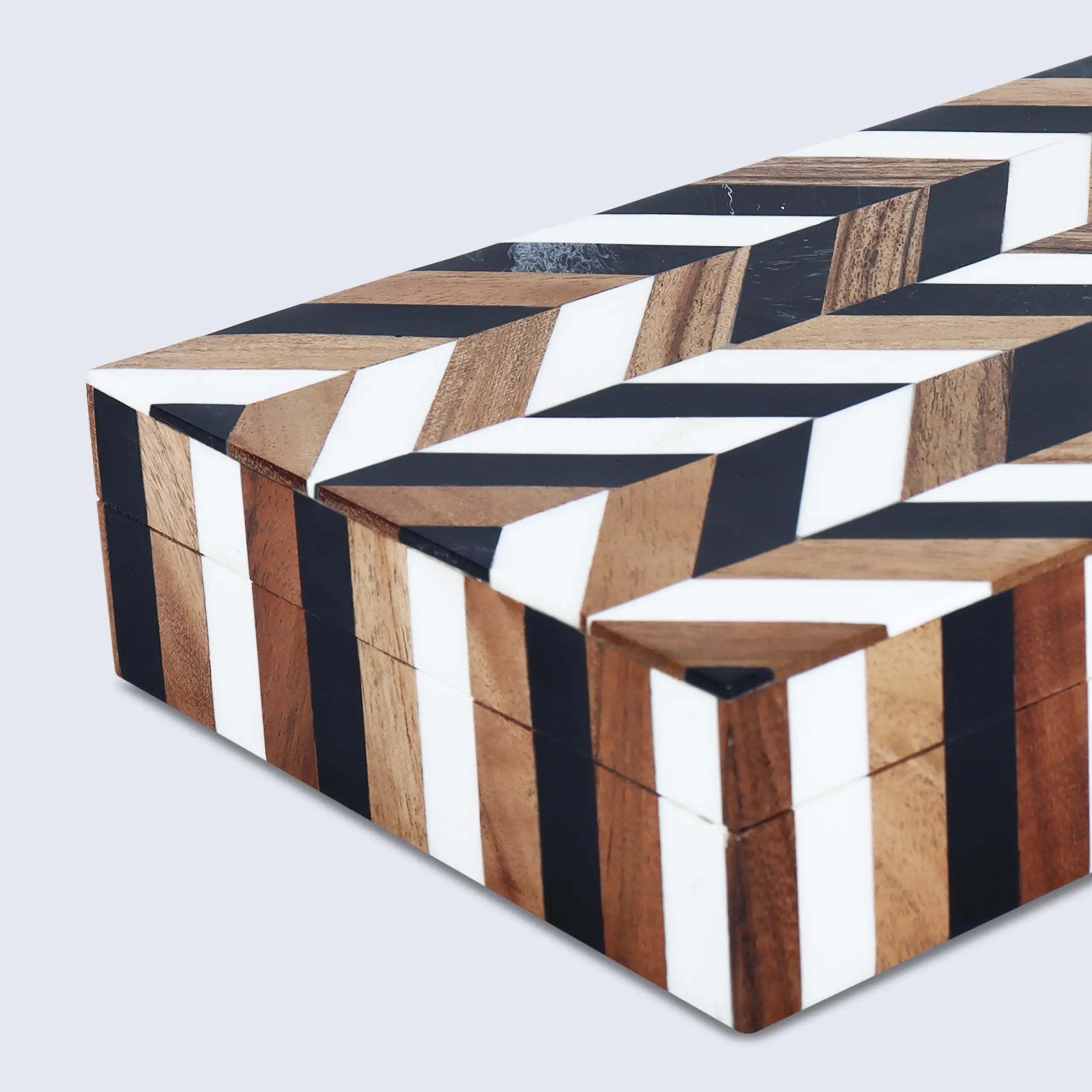 Marquet Cosmo Wood & Resin Inlay Decorative Boxes