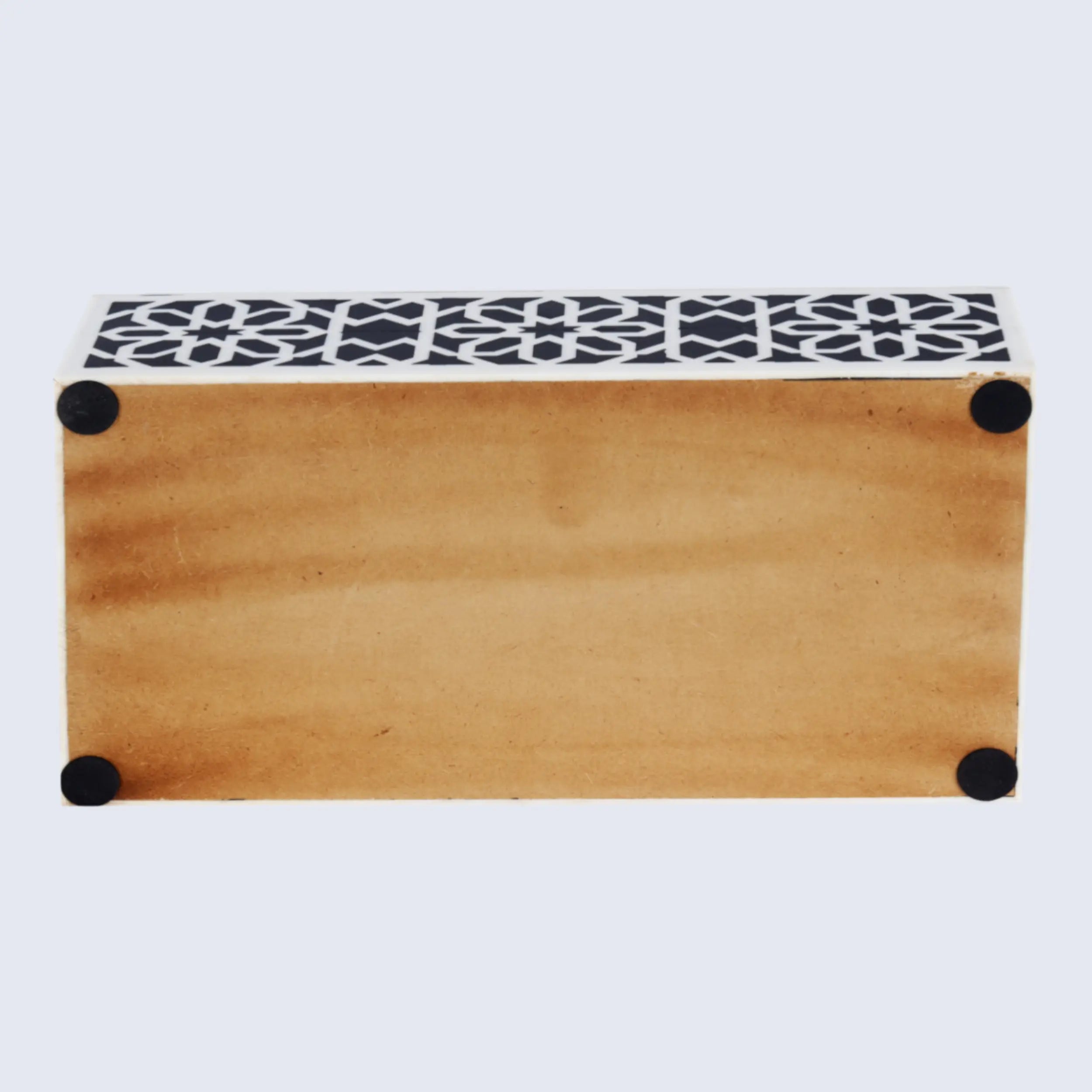 Shiraz Design Handcrafted Decorative Boxes in Black & White